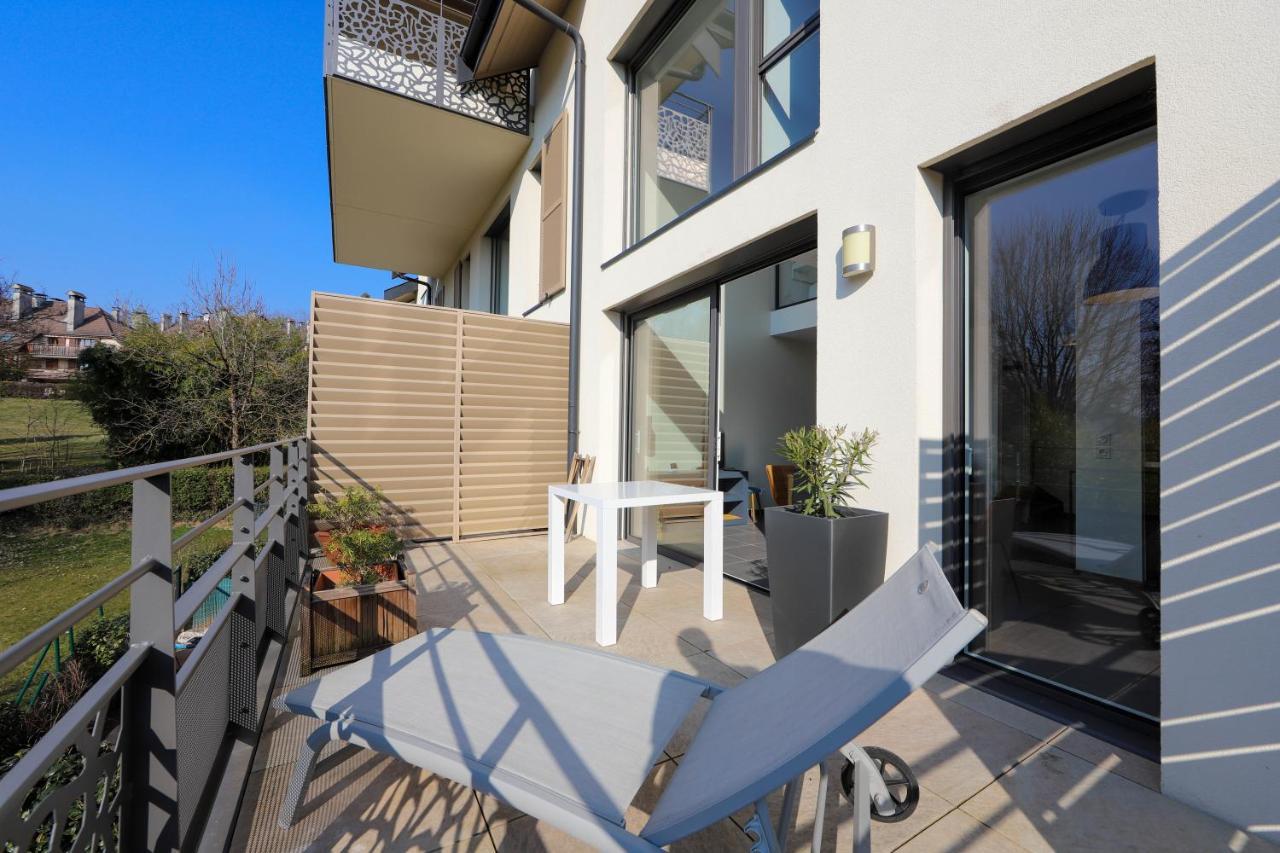 Les Choucas - Appartement Duplex Lumineux Avec Parking Annecy Exterior foto