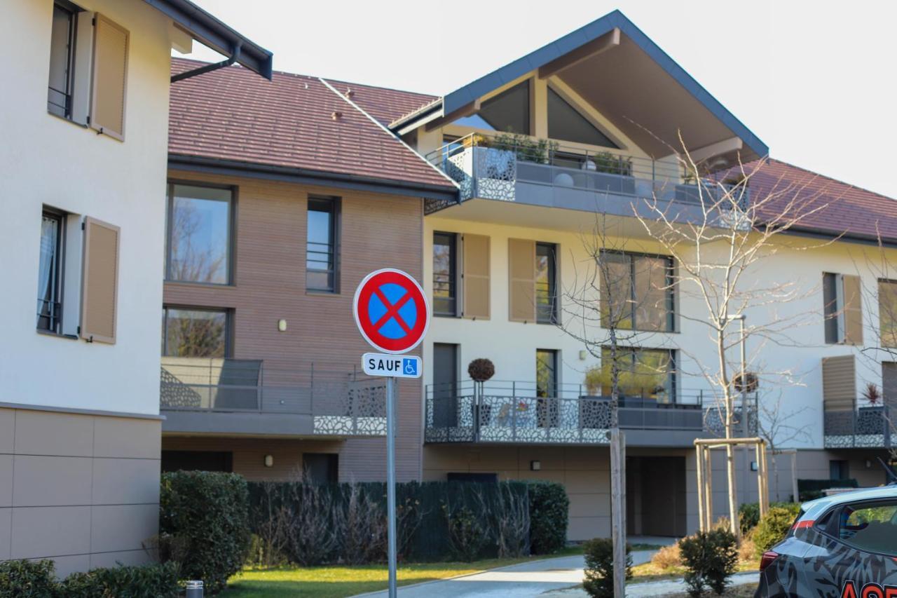 Les Choucas - Appartement Duplex Lumineux Avec Parking Annecy Exterior foto